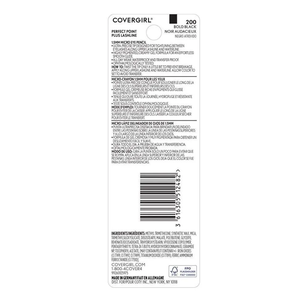 Covergirl Perfect Point Plus Lashline Micro Eye Pencil